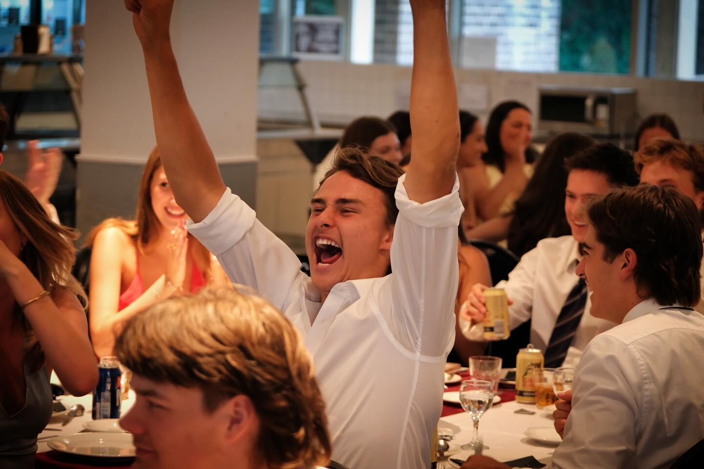 Celebrations all round at the @johnxxiiicollege_anu Valete event