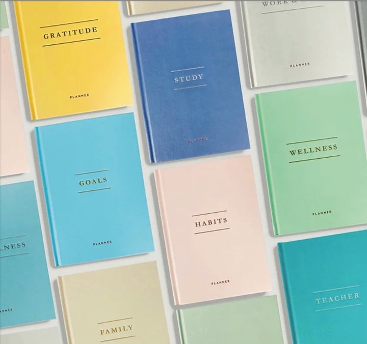 Modish's inspirational planners are great for planning your future and bringing your goals to life.