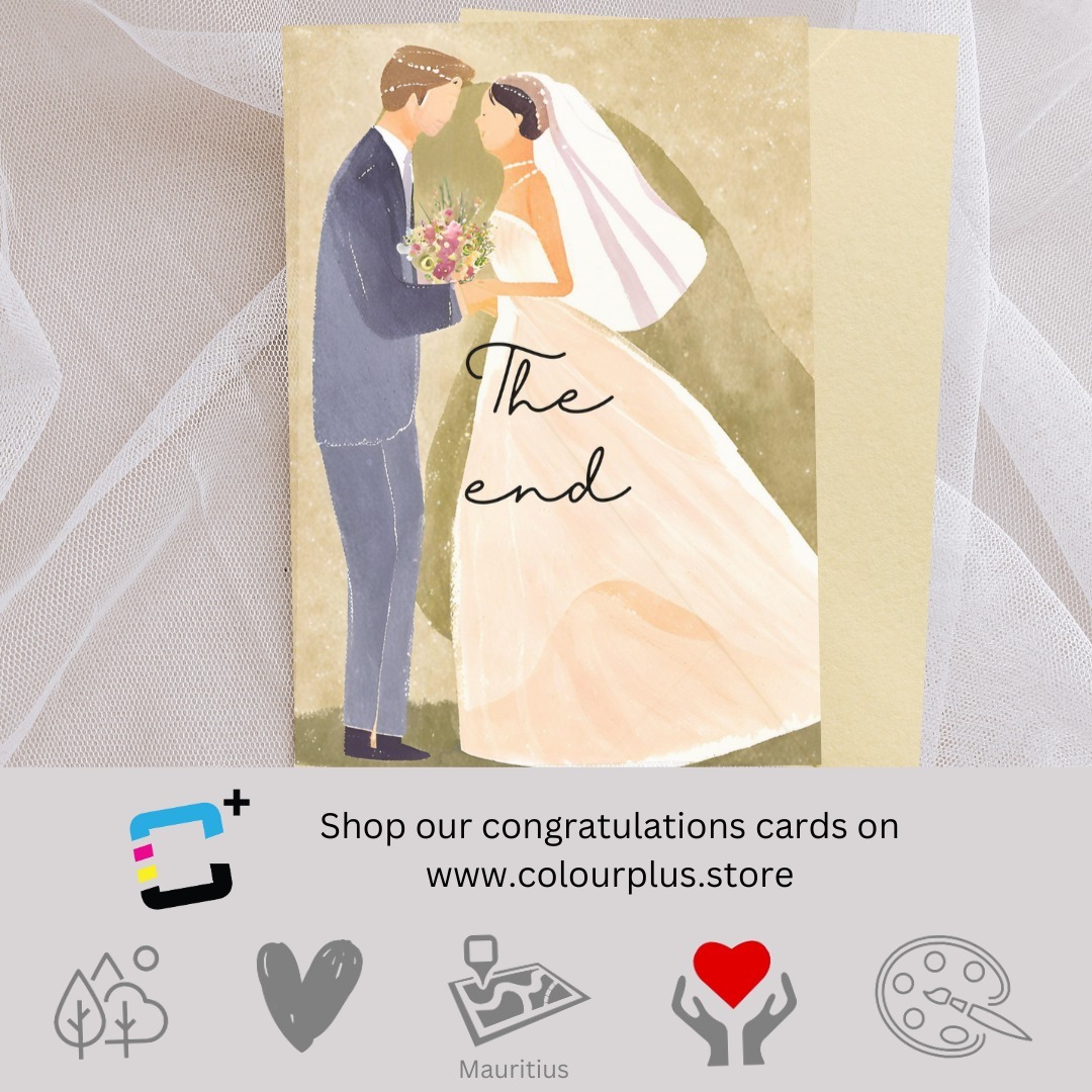 Celebrate Love with Our Wedding Congratulations Cards! 💍✨
Your friend's big day is approaching—show them your love with a heartfelt wedding card! Our beautifully crafted collection captures the joy of their special moment.
🛒 Explore our collection now on www.colourplus.store and find the perfect way to say "Congratulations!" to the happy couple.