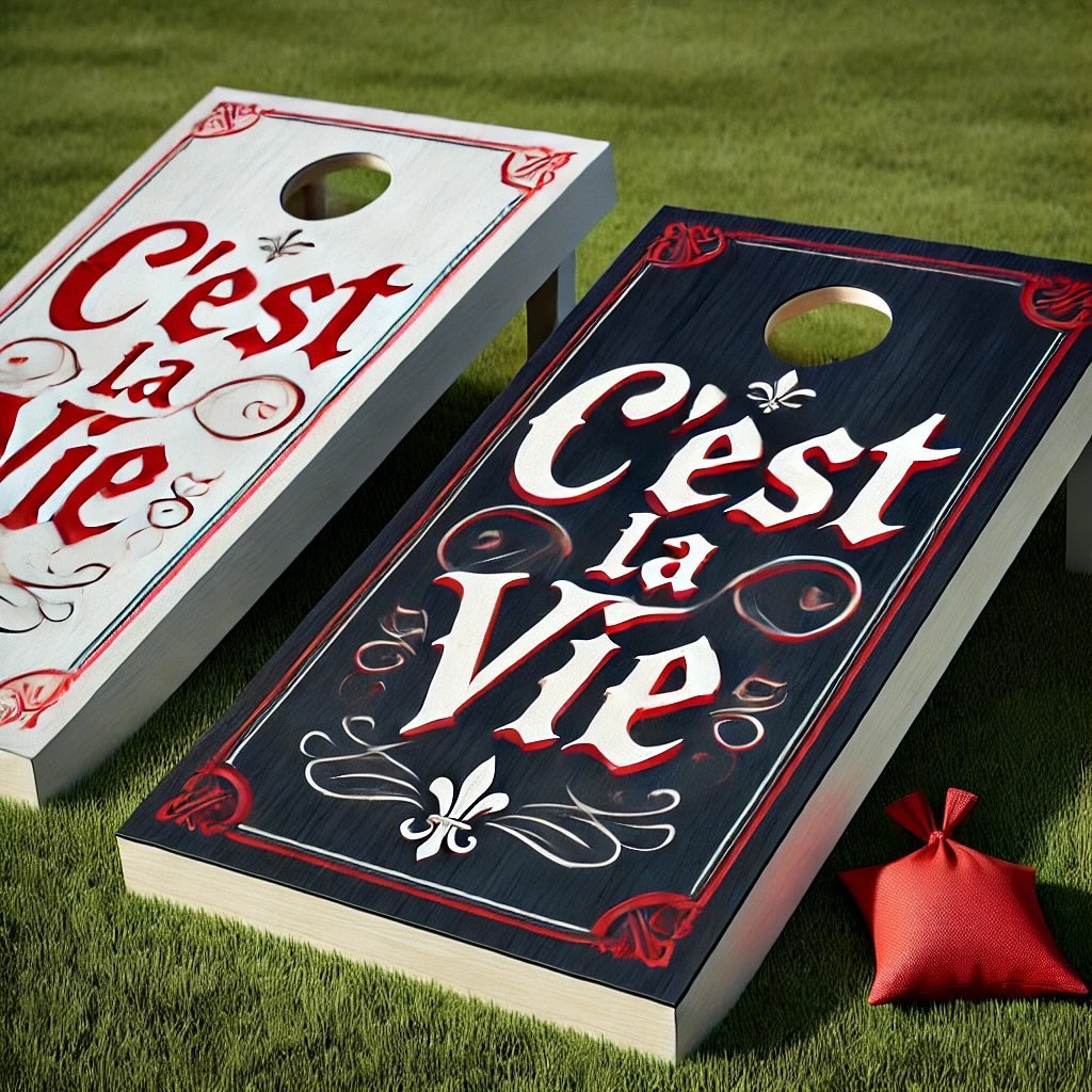 Kids 🥸? Adults 🤓?! DM us to see the several backyard games we offer. Book us for your event to keep your guests and the little guests entertained! 🌽 🕳️