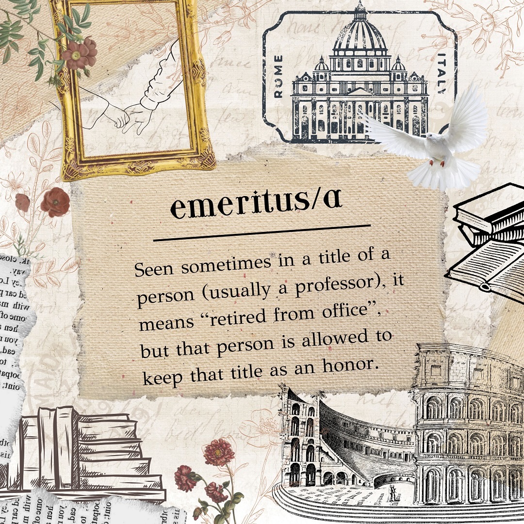 Latin in Daily Life #9