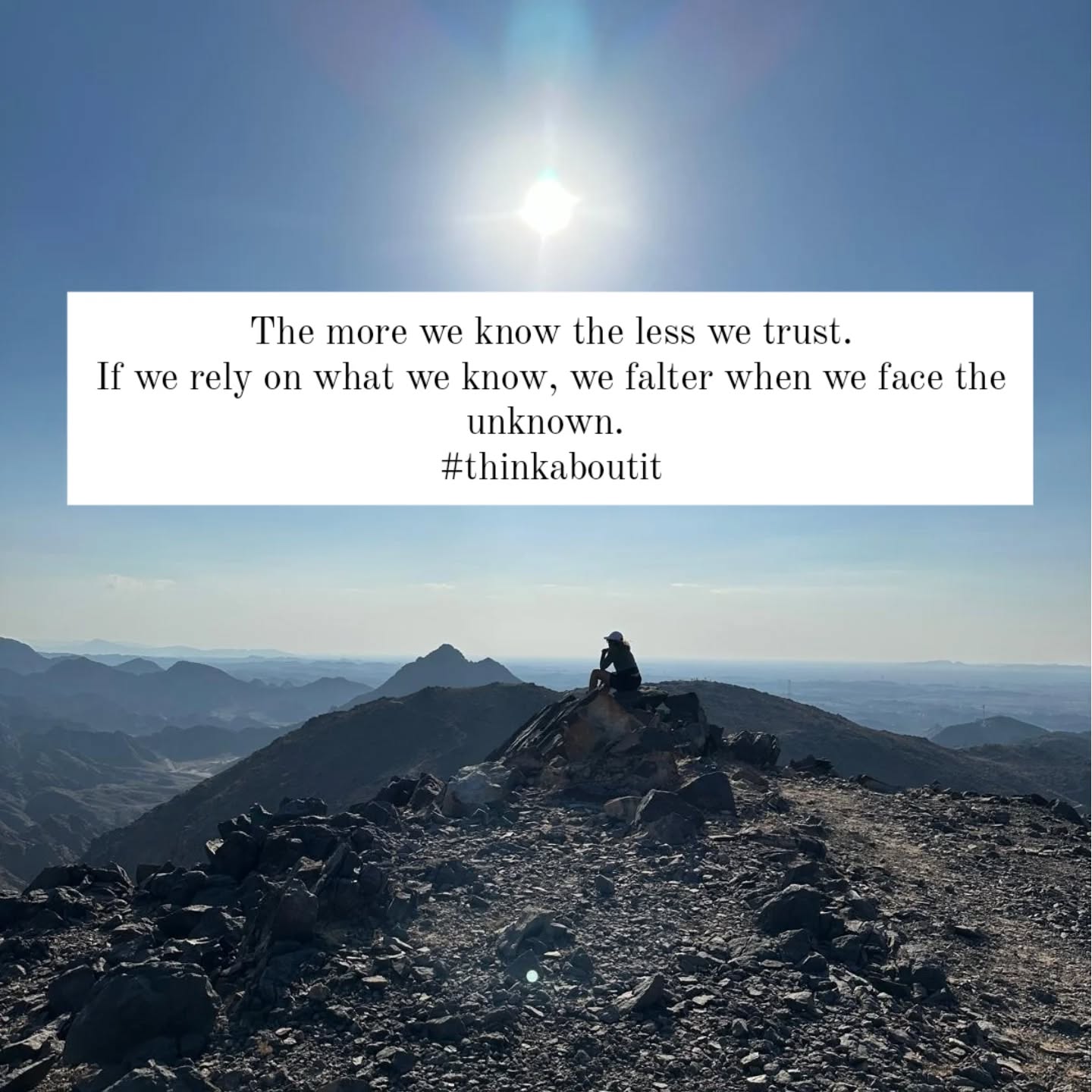 Trust your way into 2025.#thinkwithme