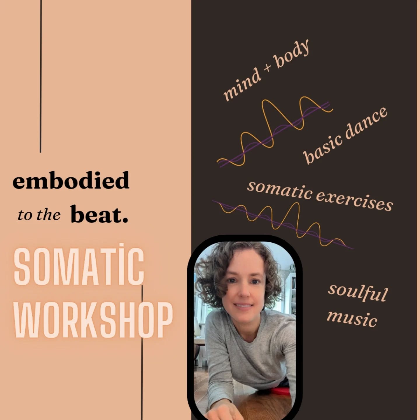 embodied to the beat 🎶 tend to your physical + emotional + spiritual health this winter w my ONLINE SOMATIC WORKSHOP series.
we'll build mindfulness + regulation skills. learn basic somatic exercises + dance moves w soulful music.
mondays 2/3, 2/10, 2/17, 2/24
7:30p-8:30p EST, ONLINE
$20/workshop
$75/series
or pay what you can
registration + more info at emilyfell.com/groups
