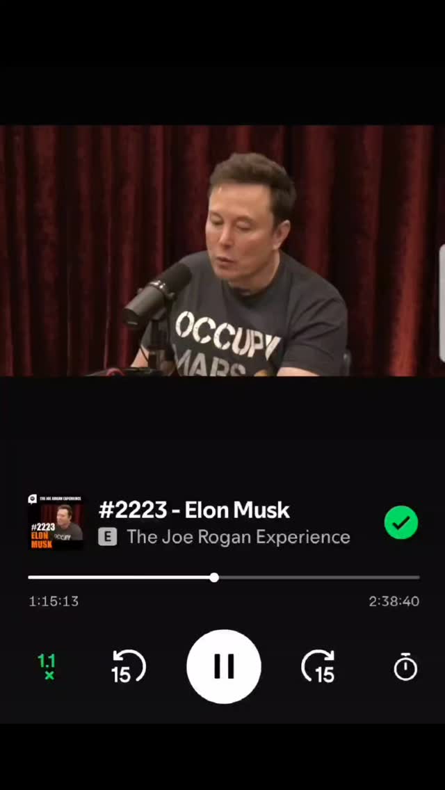 All you need to know. @joeroganexperience with Elon Musk. Probably getting myself shadowbanned, but that just further illustrates the point.