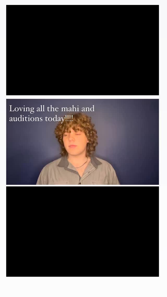Fantastic productive day of filming and auditions x