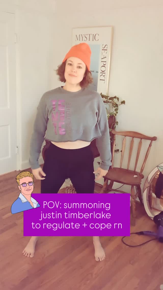 #itsgonnabeme I had too much fun brushing up on these moves 😂 💃🏼✨
#mindbody #nervoussystemregulation #dancetherapy #somatictherapist