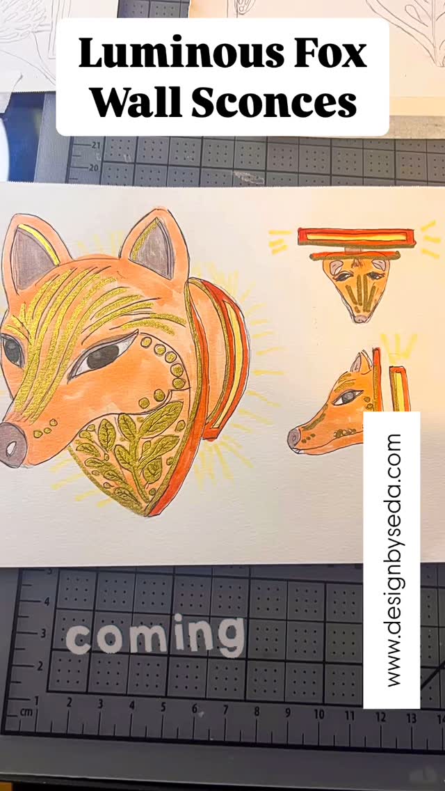 Luminous Fox Wall Since -@DesignbySeda
✨ Something magical is on its way! Introducing the Luminous Fox Wall Sconce, where nature and art meet to illuminate your space. Each piece is carefully designed to bring warmth, creativity, and elegance into your home. 🌿
Stay tuned for the launch and get ready to light up your interiors like never before! ✨ follow me for more www.designbyseda.com
#ComingSoon #LightingDesign #WallSconce #NatureInspired #InteriorDesignGoals #CustomLighting #LuminousFox #ArtAndDesign #CreativeLighting #homedecorideas