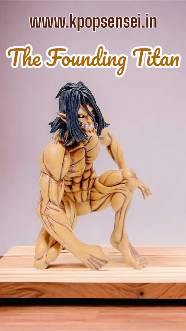 Eren Yeager The Founding Titan Action Figure
www.kpopsensei.in
#anime #attackontitan #eren #erenjaeger #titan #aot #weeb #otaku #actionfigures