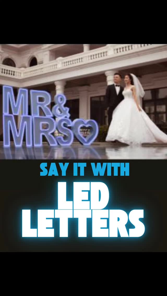 Ask us about adding LED Letters to your event!
#ledlettersign #weddingledletters #wedding #weddinginspiration