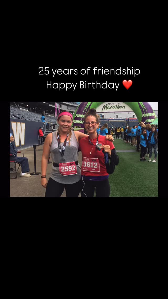 Happy Birthday to my ride or die @erinselc
I know I say this every year, but the older we get the more and more I cherish our friendship. Having someone who’s been your bff through very stage of your life is so special 💕 (lucky for us we get that x5!!)
We met in grade 5, and though we’ve had our ups and downs, we’ve always remained best friends.
You’re my everything person. Snowboarding, marathons, climbing mountains, travelling, hiking and being the best auntie ever.
We’ve been through it all—our first heart breaks, graduating middle and high school together, conquering our first day of university together, the birth of my babes, sleeping in mountains, sickness and more heart breaks.
There are simply no words to tell you how much you mean to me❤️
Cheers to the next 25 years of friendship/sisterhood.
Love you long time
#bffs #rideordie #livelaughmenice