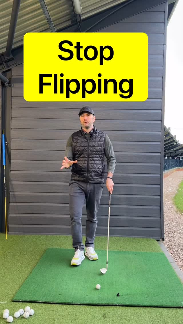 This Drill Makes Flipping IMPOSSIBLE!!! #golf #golfswing #golftips #golfswingtips #golfer #golflife