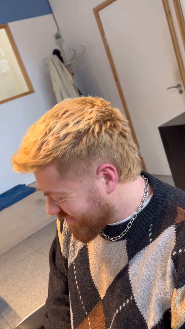 Mullet for Freddie.
.
.
.
Using @feelwavy pre blow dry and styled using @slickgorilla powder with @kevinmurphy.prouk night rider wax
.
.
.
#barber #mullet #bleach #smallbusiness #pressbarbers