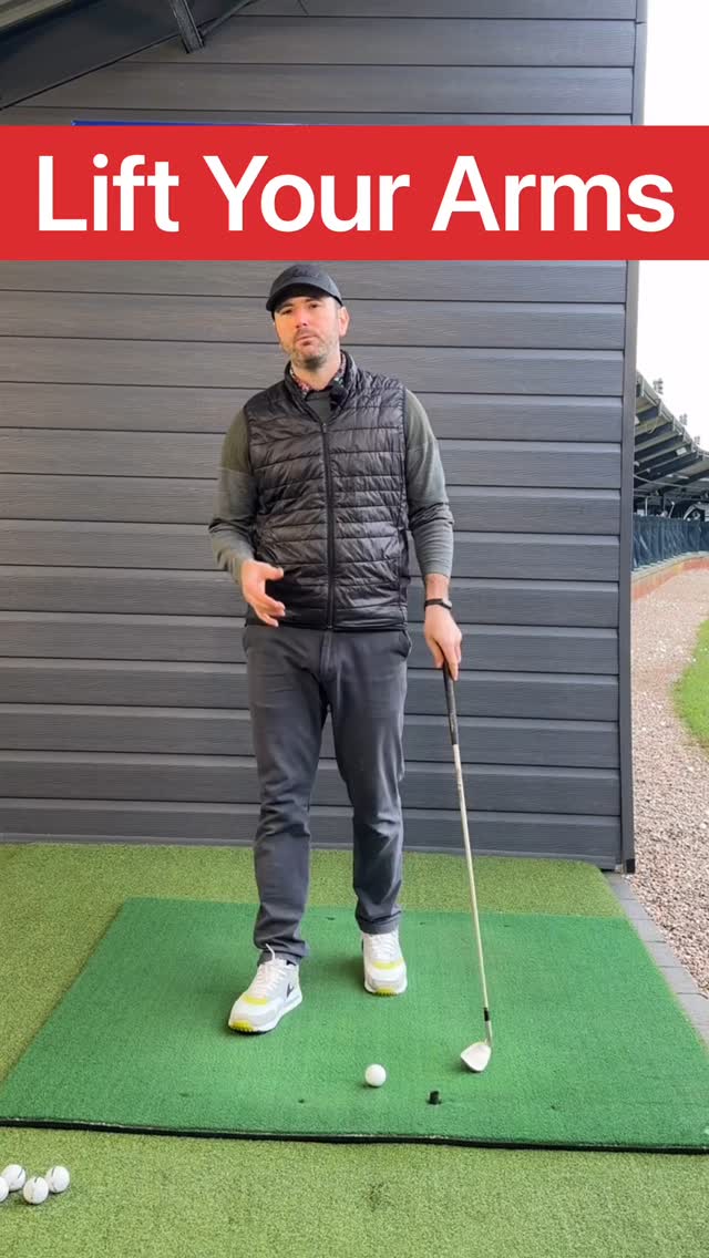 Just Lifting the Arms Makes the Swi no Way Easier #golf #golfstips #golfer #golftips #golfswing #golfing #golflife