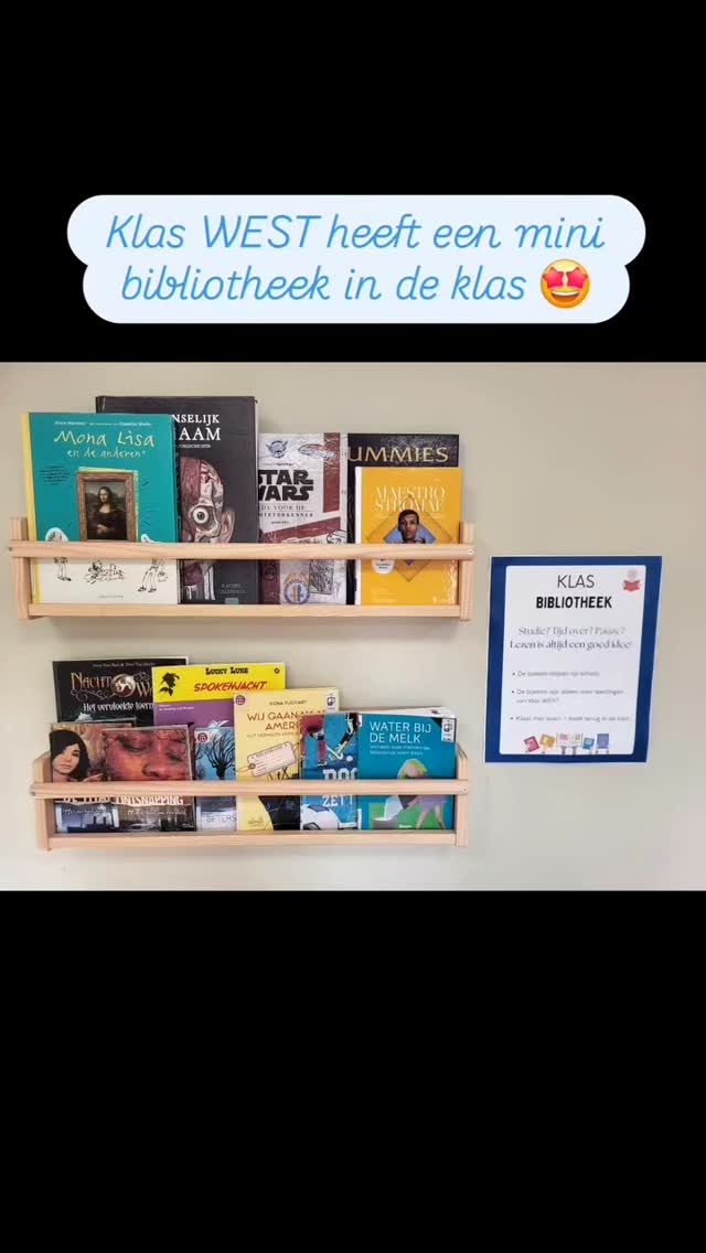 Een mini klasbibliotheek in WEST π©΅