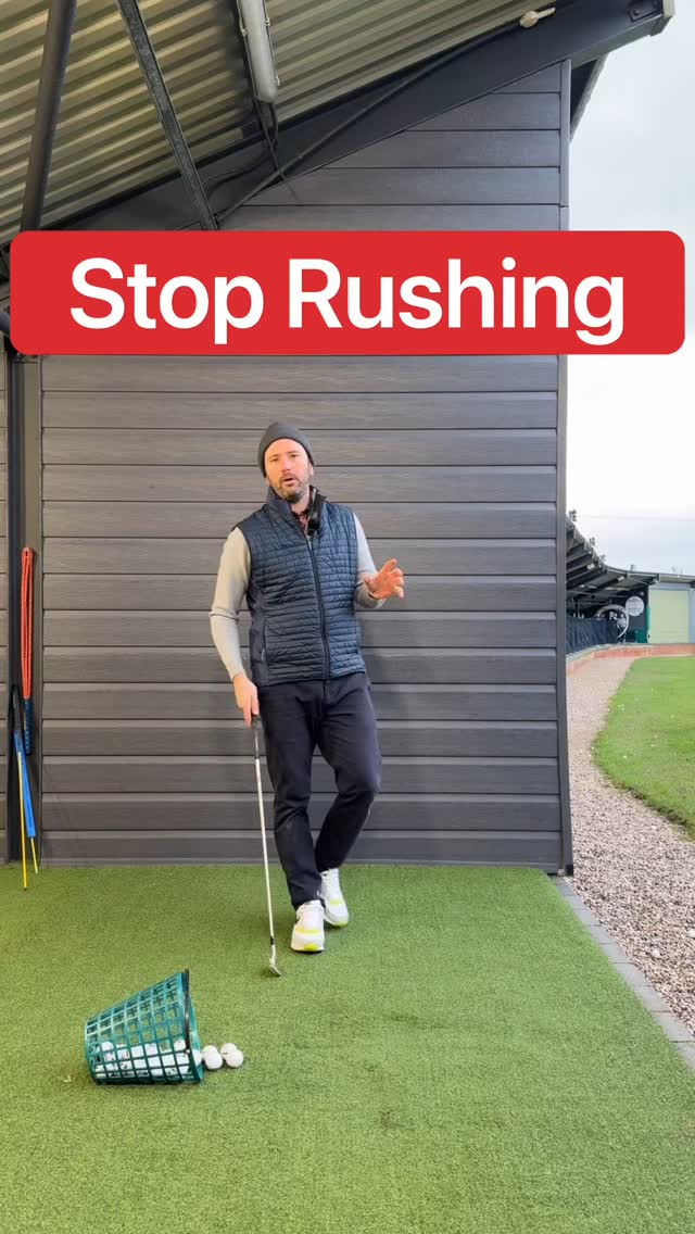 Stop Rushing the Golf Swing #golf #golftips #golfswing #golfer #golfswingtip #golfpro #golflesson