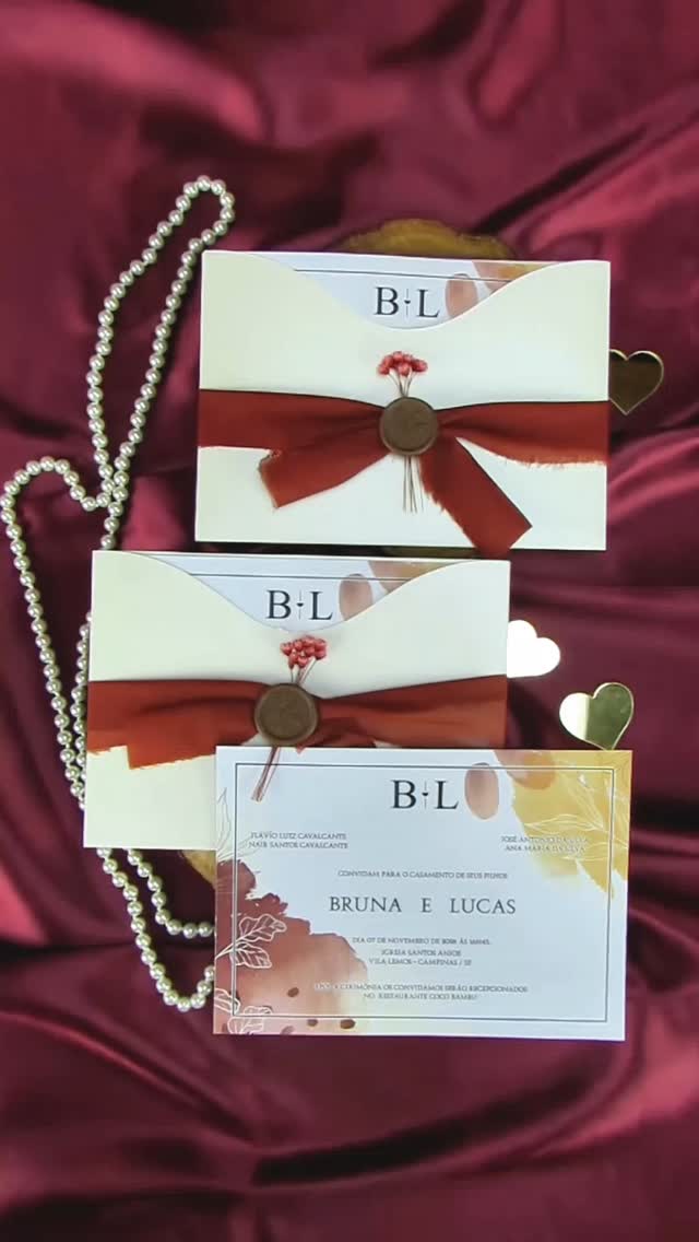 Convite em tons terracota #noivado