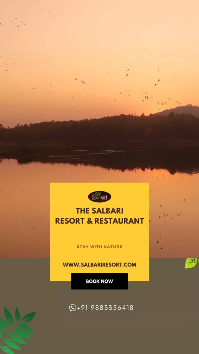 "As the sun dips below the horizon, Khandarani Lake turns into a golden dream. ✨🌅 Witness the magic of sunset at Khandarani Lake—a moment of pure peace and beauty. 🌊💛
📞 Contact: +91 9883356418
🌐 Website: www.salbariresort.com
#KhandaraniSunset"
Khandarani Lake, Sunset, Golden Hour, Nature Beauty, Scenic Views, Tranquility, Peaceful Escape, Nature Retreat, Serene Landscape, Reflection, Travel Destination, Photography, Wilderness, Relaxation, Rejuvenation, Romantic Views, Adventure, Wilderness Vibes, Salbari Resort, Unforgettable Moments.
#KhandaraniLake #KhandaraniSunset #GoldenHourMagic #NatureAtItsBest #TranquilViews #ScenicSunsets #SunsetLovers #SereneEscape #PeacefulMoments #NaturePhotography #WildernessVibes #TravelMore #ExploreNature #BackToNature #UnwindAndRelax #SalbariResort #BookYourStay #AdventureAwaits #DiscoverMore