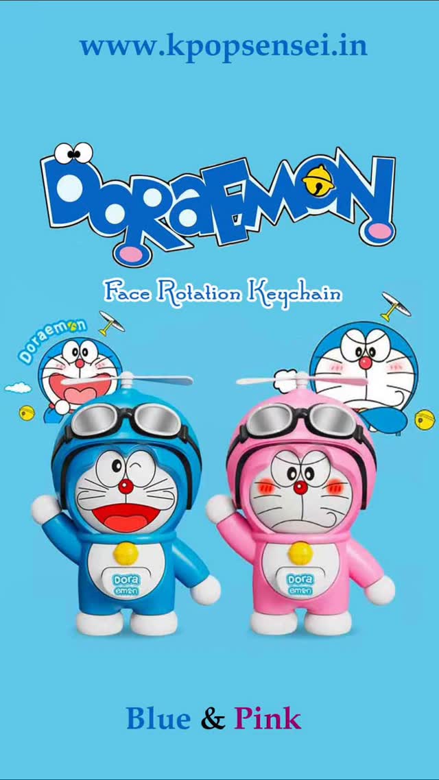 Doraemon Face Rotating Keychain
www.kpopsensei.in
#doraemon #keychain
