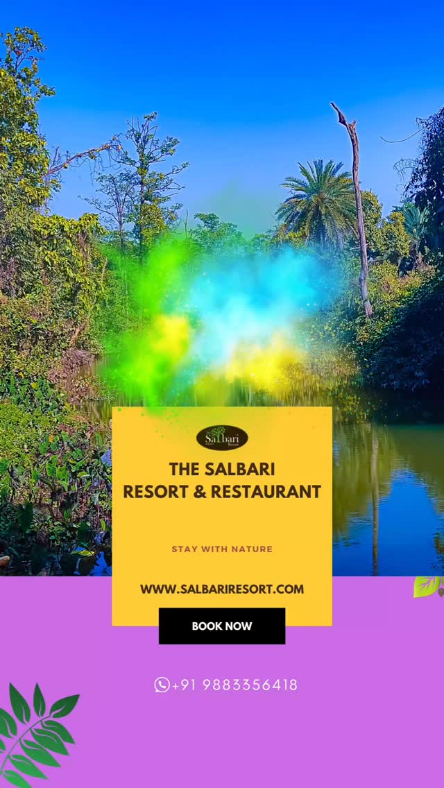 "🌸🌿 Holi in the lap of nature! 🎨✨
This festival of colors, swap the city chaos for peaceful celebrations at Salbari Resort. 🌳🏡 Splash colors, soak in nature, and create unforgettable Holi memories! 🎉💚
Book your Holi getaway today! 🌈
📞 Contact: +91 9883356418
🌐 Website: www.salbariresort.com
#HoliAtSalbariResort"
Holi, Festival, Celebration, Colors, Travel, Nature Escape, Scenic Views, Peaceful Retreat, Luxury Stay, Togetherness, Adventure, Joy, Relaxation, Cultural Festivity, Serenity, Unwind, Hospitality, Festive Getaway, Rejuvenation.
#SalbariResort #HoliAtSalbariResort #ColorsOfNature #FestivalOfJoy #HoliEscape #LuxuryInNature #ForestRetreat #TranquilityFound #SereneEscape #StayWithUs #UnwindAndRelax #BackToNature #BookYourStay #PeacefulMoments #FestiveVibes #AdventureAwaits #HoliGetaway #TravelMore #HoliCelebrations