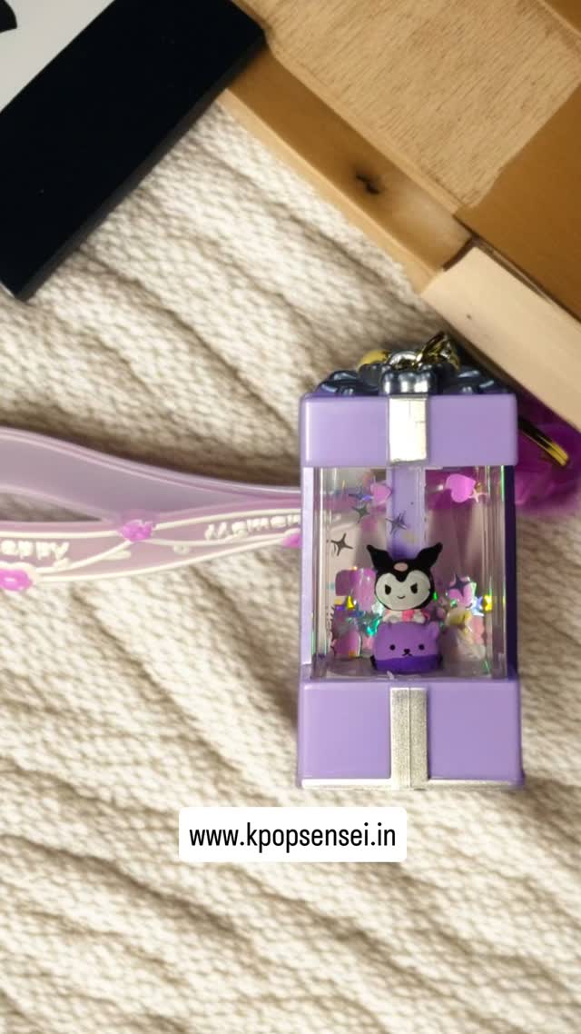 Glitter Water Keychains
www.kpopsensei.in
#glitter #keychain #kuromi #anime #weeb