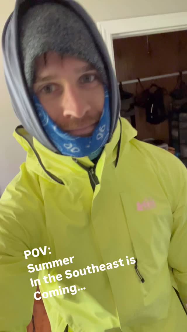 Heat Training…
There are lots of ways to do it, but in short: get HOT (not too hot) and suffer (not too long). After my interval sessions I’ve been hopping on the trainer in three layers of winter gear, no AC or fan, and grinding for 45 minutes. Hitting this 3–5 times a week can help athletes adapt to heat stress in as few as 10 sessions.
Heat adaptation is easy‑come, easy‑go, so once you’re acclimated you need to sprinkle in a couple of sessions each week to keep it. Stay consistent for 5–6 weeks and you’ll see blood‑metric shifts that somewhat mimic altitude—hence why heat training is often called the “poor man’s altitude camp.”
In the short term, heat‑adapted athletes start sweating sooner and with greater volume, conserve more sodium, and report a lower RPE at the same effort, among other perks.
Aim to raise core temperature to ~38–38.5 °C. Sessions can last up to an hour at an easy‑to‑endurance pace, but they demand extra recovery time and diligent rehydration. Definitely not something to be careless with, yet a stressor worth exploring for many athletes.
#Summer #endurance #heatttraining #cycling #sportsnutrition
