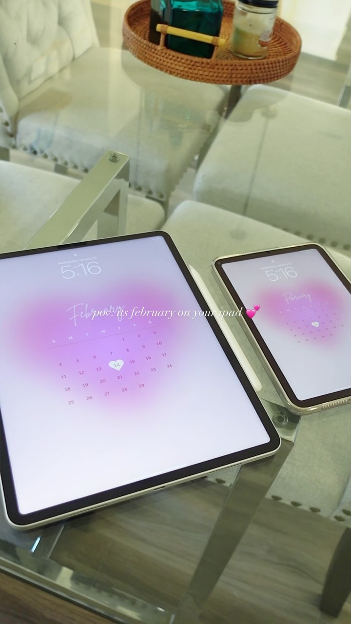 pov: its february on your ipad 💕