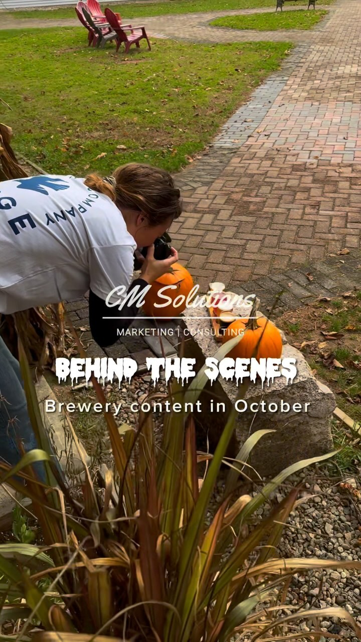 Simple gear, cheap props, and good beer is all we need for a solid content creation sesh! 😅🎃👻🍻
Our ‘Full Social Media Management’ package typically includes content creation services—BUT, we should not be the *only* content providers (it’s just not realistic within our scope, plus it wouldn’t yield your Social accounts the best results anyways).
Along with our content creation services (photo, video, and design), we ask that our clients also supply their *own* content and media files as well. We strongly suggest hiring a local photographer for occasional photoshoots (even if this was done only twice a year). As long as all of the combined content remains ON BRAND (visual brand identity, brand voice, and overall brand vibe) then CM Solutions content, plus the client or business owner’s content, plus professionally shot photos/videos, should equal scroll-stopping Instagram & Facebook feeds. When they say “content is king,” we believe that this is the best way for small businesses to achieve “royal” results while staying within budget. 👑📸🤳🏼
2021 Statistic: According to a recent survey, 88% of marketers have successfully reached their goals of creating brand awareness and building credibility and trust through content marketing.
Content Marketing = “A type of marketing that involves the creation and sharing of online material (such as videos, blogs, and social media posts).”