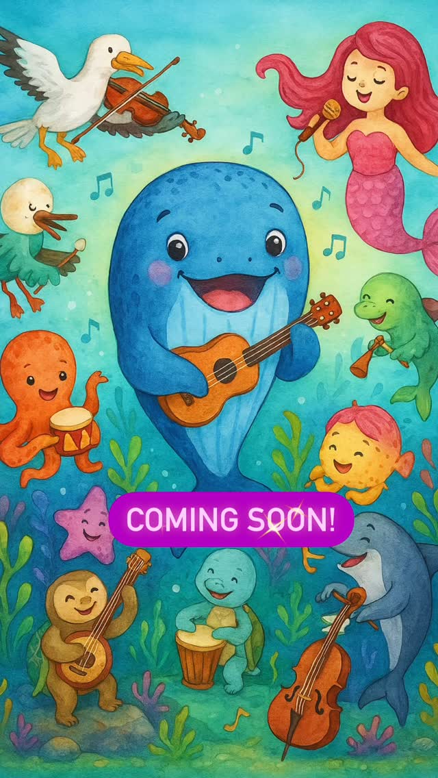 Something magical is swimming your way…
Our very first Affirmation Song for Kids is almost ready to make a splash — and we can’t wait to share it with YOU!
Meet Melody the Whale and her ocean band of musical friends as they sing, play, and groove to the empowering affirmation:
“I AM MUSICAL like the WHALE!”
This joyful tune is the first of many Little Luminaries songs designed to help kids feel confident, creative, and connected — all through the power of music and play.
Here’s a little sneak peek of what’s coming… stay tuned for the full release coming soon!
Drop a 🐋 if you’re ready to sing along with us!
#LittleLuminaries #ICanBeAnything #AffirmationSongsForKids #SongSunday #WhaleSong #MindfulMusic #ComingSoon
#affirmation