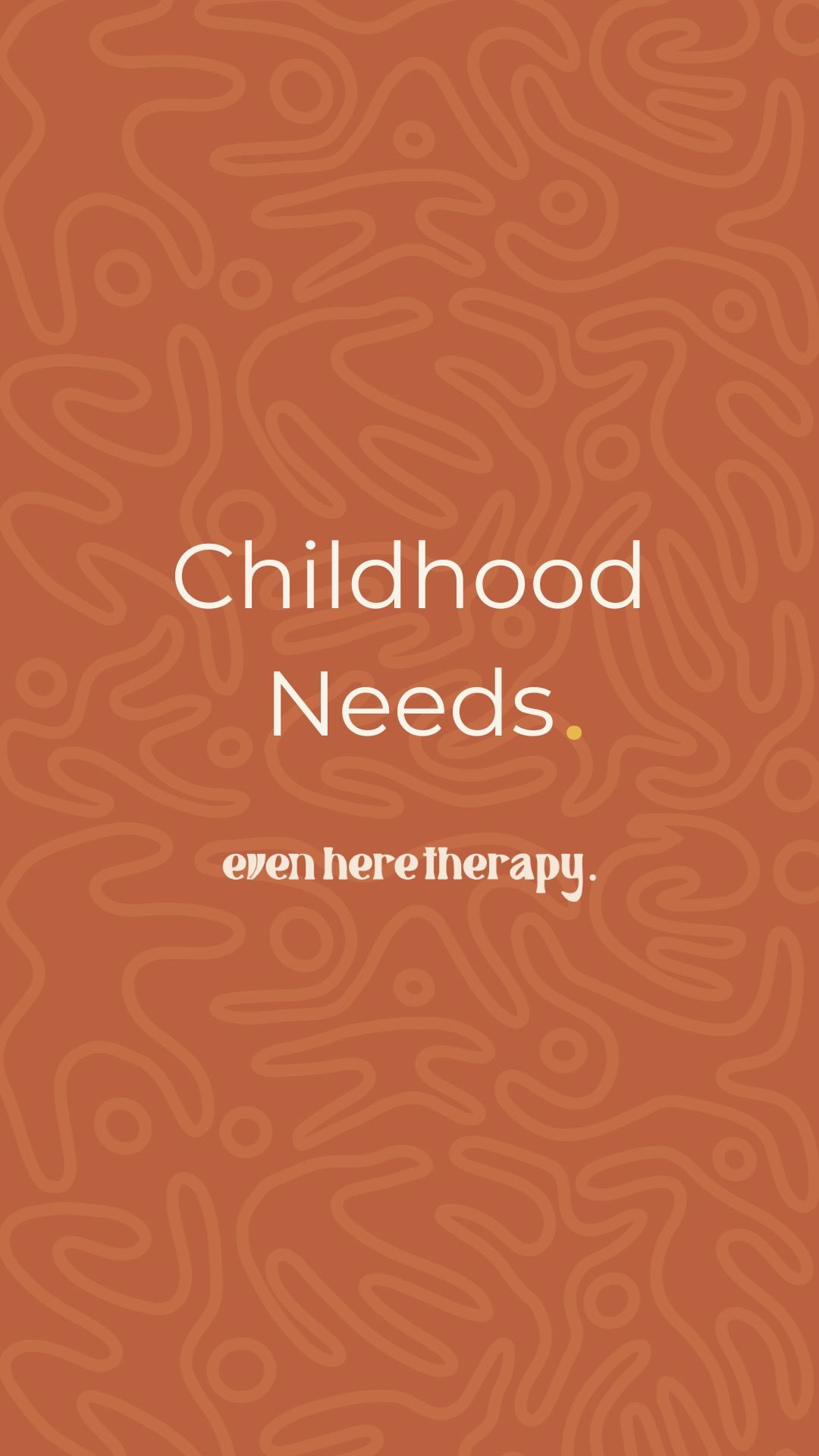 Our emotional health in childhood has a significant impact on our sense of self and how we function in the world. If you didn’t feel seen, worthy, or like you mattered think of these as wounds that have happened and ask yourself, how might this be showing up in my adult life?