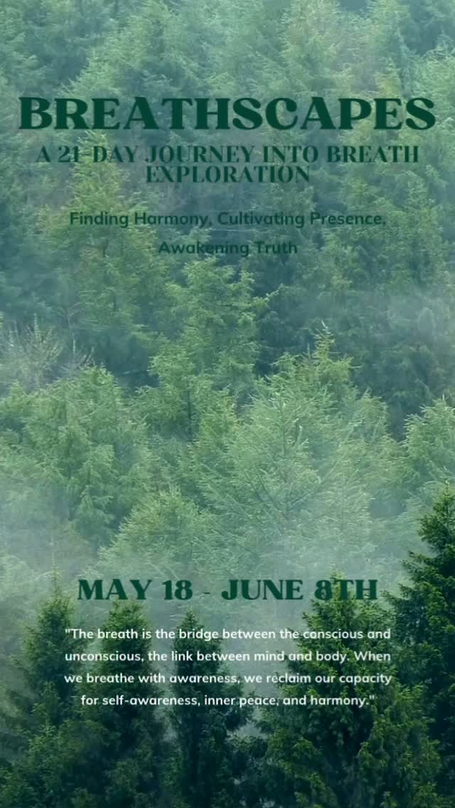🌬️ BREATHSCAPES: 21 DAYS OF BREATH MASTERY 🌬️
Imagine accessing profound calm, clarity, and connection through the power of your own breath.
Introducing BREATHSCAPES: a 21-day journey that awakens the transformative potential already within you.
This intimate breath exploration is crafted specifically for self-explorers, highly sensitive people and changemakers who recognize that true empowerment begins with presence.
Through personalized pranayama and yogic kriya techniques, you’ll discover how to:
✨ Harness your natural ability to create nervous system harmony
✨ Transform energy patterns
✨ Deepen your intuitive connection
✨ Embody your authentic power and self-trust
✨ Cultivate sovereignty through conscious breathing
Your journey begins with a 90-minute Foundation Workshop, followed by daily 15-20 minute practice sessions that honor your unique body wisdom and boundaries.
This is breath work reimagined—centered around consent, embodiment and your capacity for integration.
£35 Early Bird (Until May 5th) | £50 Regular
Limited spaces available to ensure personalized attention
Ready to unlock the wisdom your breath holds? Secure your place through the link in bio before May 10th! ⬆️
#consciousbreathing #embodiedwisdom #intuitiveconnection #selftrust #vitalenergy #selfexplorer #changemaker #mindfulness #breathworker #authenticity #empowerment #breathworkchallenge #breathpower #powerofthebreath #brightonandhoveevents #brightonconsciouscommunity #brightonconsciousevents #denverconsciousevents #coloradogirlsdoitbest