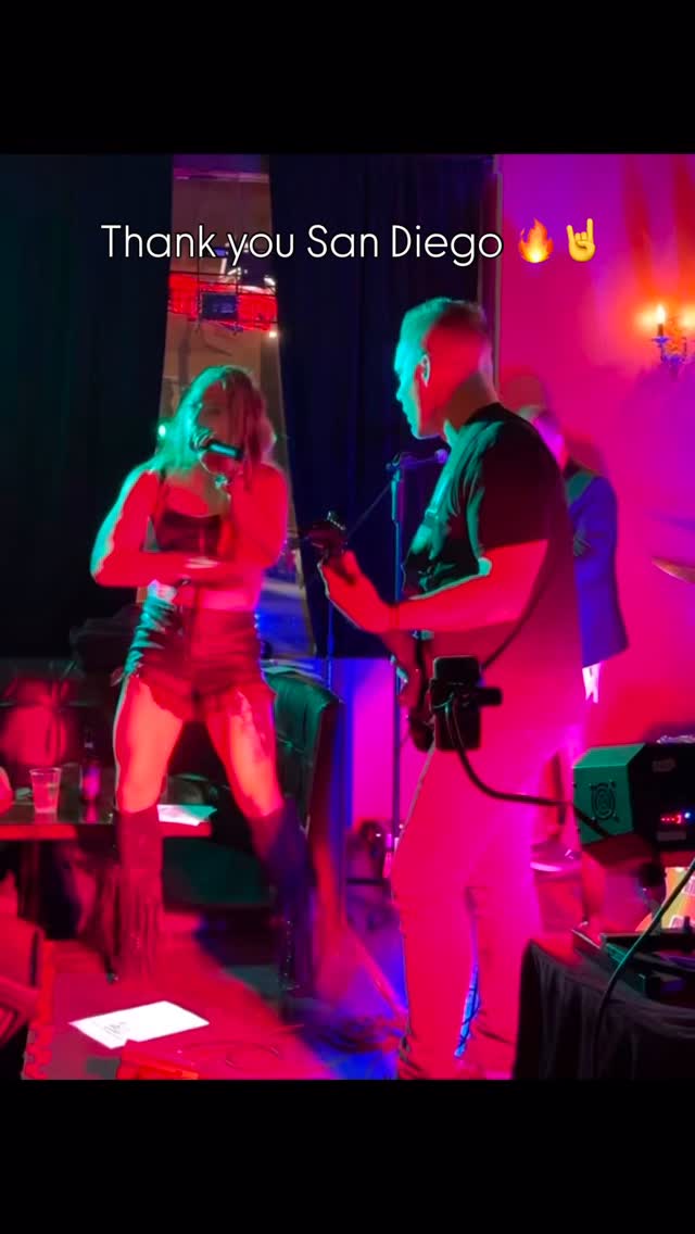 It’s hard to put into words how much fun it was playing at the Black Cat this past weekend! We will leave a piece of our hearts in San Diego when we go home to New York. But rest assured we will be back!!!💕
A heartfelt thank you to everyone who showed up, everyone who streamed Chasing Ghosts, and everyone who has supported us along this journey. Can’t wait to see you with the next couple of months hold!!
Save the date… May 2nd — new music — “Can’t Hold Me Down” drops🔥🔥
#LiveMusic #SanDiego #BlackCatSanDiego #SanDiegoLiveMusic #BandLove #Evanescence #LacunaCoil #Paramore #GirlMetal