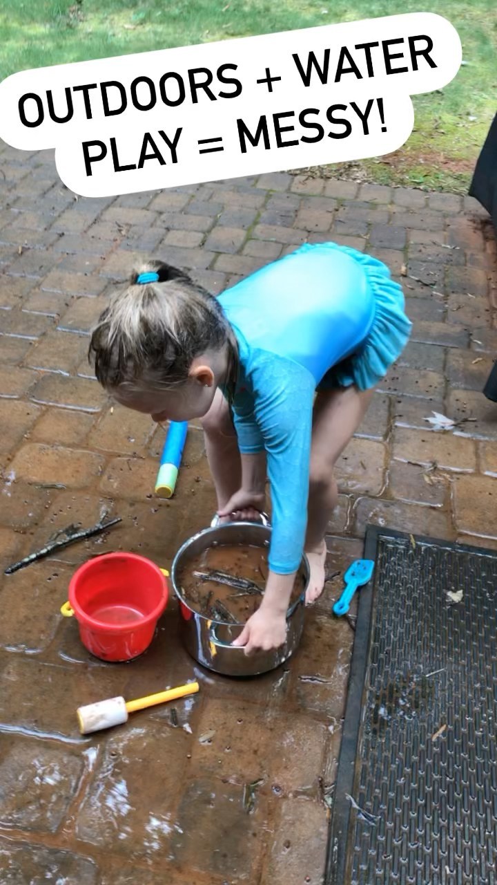 Ahhhh #messy #outdoorplay can be quite uncomfortable for many parents to allow.
But just know that messy play has so many #benefits such as #sensoryexperience #curiosity #imagination #cognitivefunctions #motorskills #socialskills #languagelearning just to name a few!
So sit back, relax, and let the messes happen 😁
#itsgoodforyou #natureplay #messyplay #sensoryplay #naturetherapy #naturekids #letthemplay #pediatricoccupationaltherapy #sensorykids #waterplay #havingfun #lettinggo