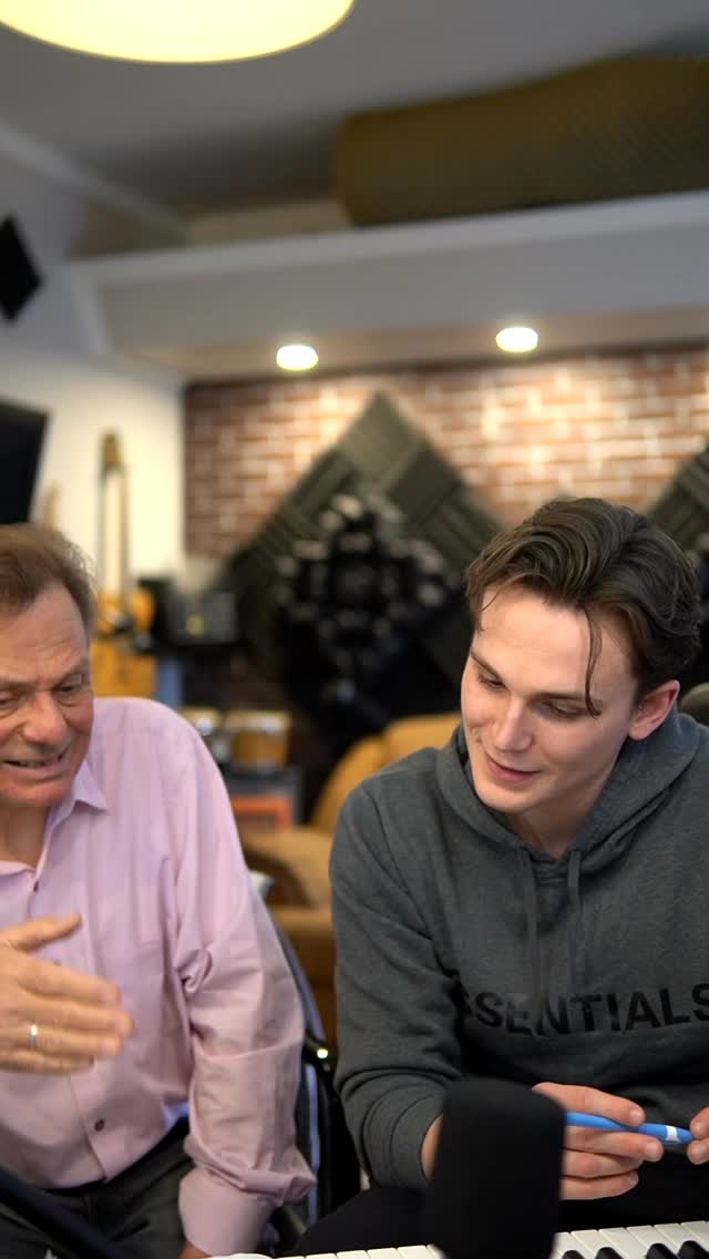 In the studio, working on some Russian material