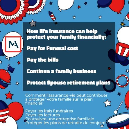 No one really wants to think about life insurance. But if someone depends on you financially, it’s a topic you can’t avoid.
514 225 4856
Personne ne veut vraiment penser à l'assurance vie. Mais si quelqu'un dépend de vous financièrement, c'est un sujet que vous ne pouvez pas éviter.