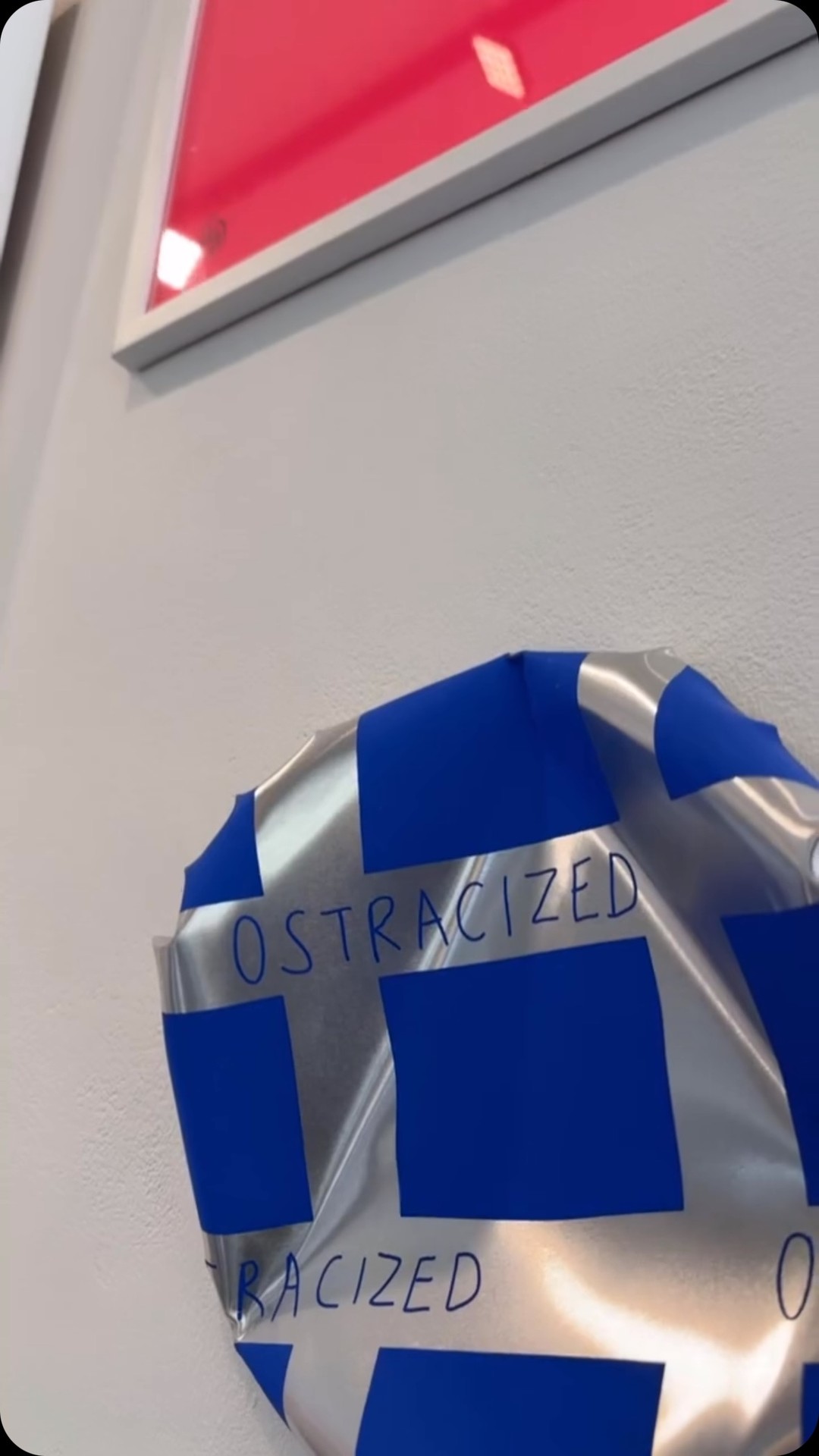 Beginnings of the HENS’ TEETH show.
Rare work sold to build a new studio here @whistleblowergallery