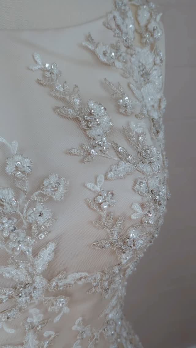 ✨ The Magic is in the Details ✨
Take a closer look at the stunning beading on this Sottero and Midgley archival gown. Every bead, crystal, and delicate floral design is meticulously hand-placed, creating a breathtaking shimmer and texture that transforms this dress into a work of art. 🌟
The intricate details of this gown bring a timeless, luxurious feel, perfect for the bride who loves to shine in every moment.
#BeadedBridal #BridalDetails #LuxuryBridal #HandcraftedElegance #SotteroAndMidgley #WeddingDressInspiration #BridalInspo #BridalCouture #GownDetails #BridalPerfection #TimelessElegance