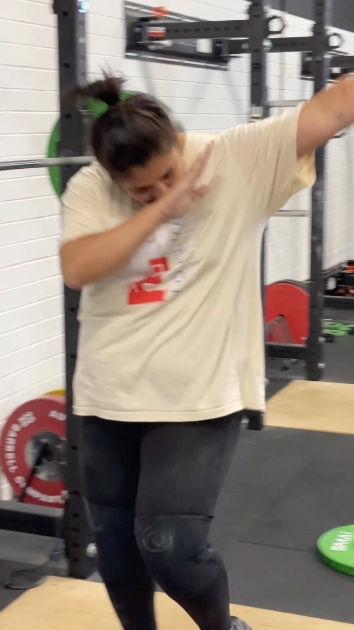 @kaitlynpatten just channeling her @emilyjade_gb for squats today for a big 141kg PR 🫶🏽🏋🏼♀️