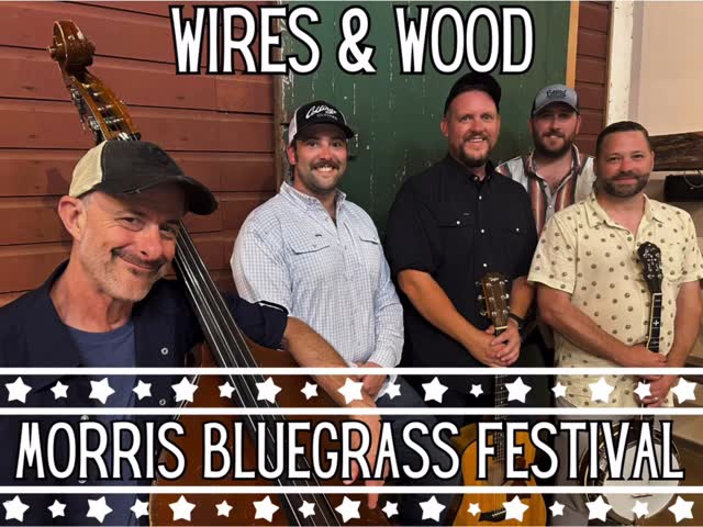 ARTIST HIGHLIGHT Morris Bluegrass Festival Host Band - Wires & Wood brings an innovative edge to traditional bluegrass. Hailing from the quaint town of Bantam, Connecticut, this spirited quintet has been energizing audiences across New England since their formation in 2013 with a vibrant sound that blends heartfelt tradition with modern flair.
Whether performing at local breweries or intimate wedding venues, Wires and Wood is known for their versatility, infectious energy, and ability to resonate with listeners of all ages. The band features Brian White on Guitar, Will Doemland on Mandolin, Matt Lauretano on Banjo, Don Lieber on Upright Bass, and Nick Zacchio on Dobro—each musician adding a distinct voice to their rich, dynamic sound. They will be performing on July 4th- 21 Higbie Rd Morris, CT. #morrisbluegrassfestival #litchfieldcounty #ctlivemusic #newenglandbluegrass #ctbluegrass #ctliving #morrisct #bluegrass #ctfestivals