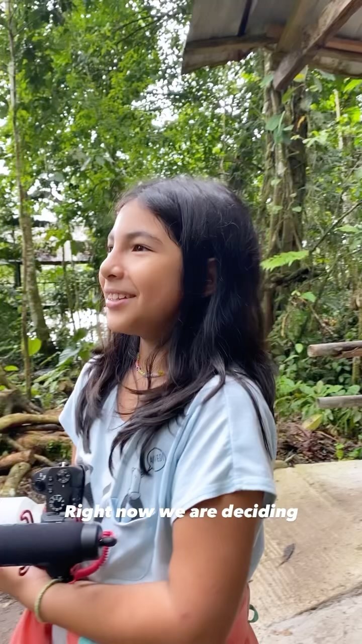Shaya, a 9 year old kichwa youth and Iyarina family friend from Puyo along with @elizabeth.v.swan were given the task to document the wonderful interactions of culture exchange and indigenous language/ knowledge appreciation and documentation here at our Iyarina Center.
“It was wonderful to spend the day with Shaya and learn from each other. Not only was it her first time learning how to use a camera but it was also my first time spending a full day teaching and facilitating learning about photography. I love her enthusiasm for learning and I hope to spend more time together molding stories”—eli
Thank you Shaya & Eli 📸🌿 stay tuned for some of Shaya’s pictures!
#photography #indigenousphotographer #amazonrainforest
