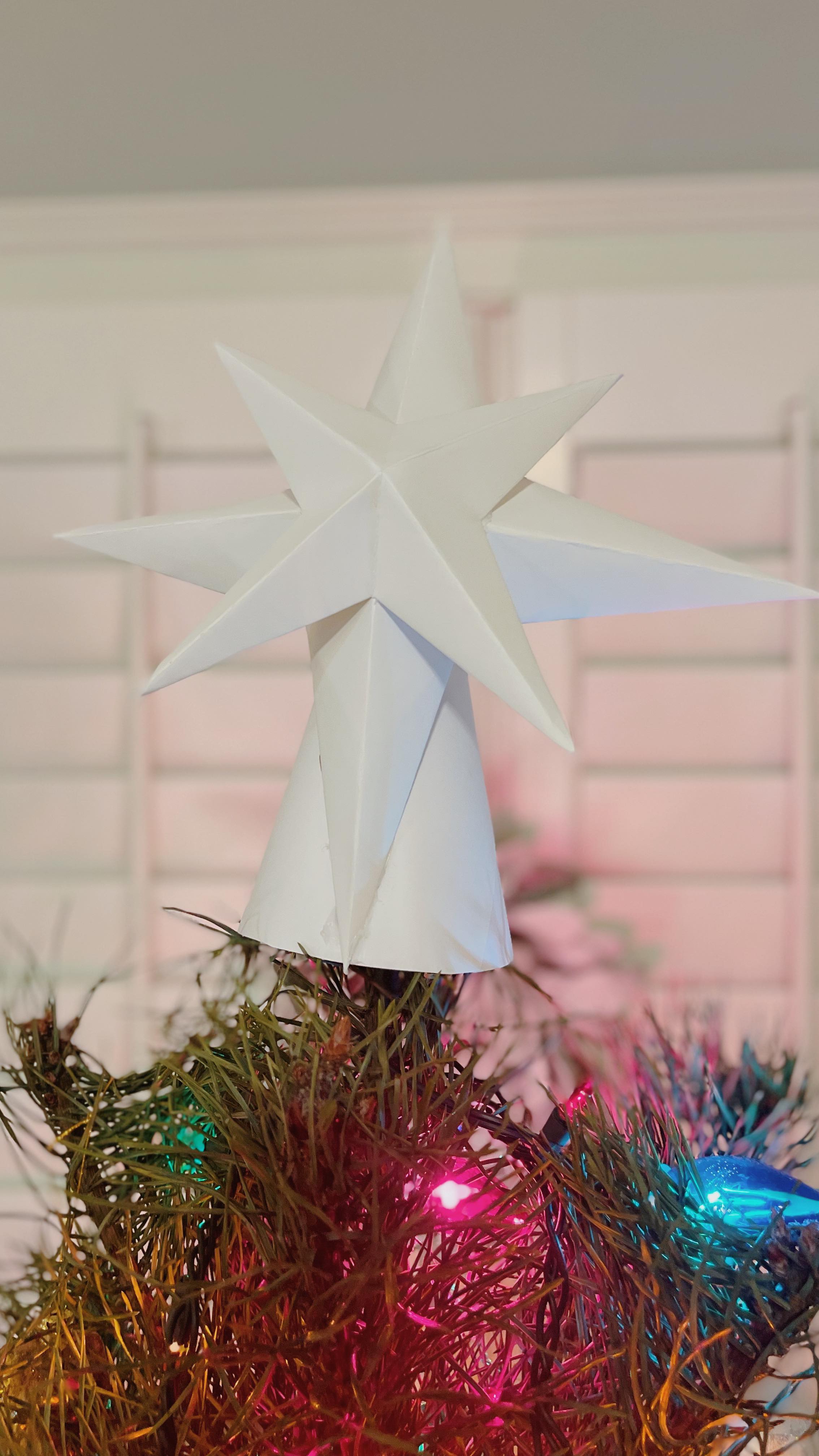 CHRISTMAS CRAFTS!! 3-D Paper Star of Bethlehem
Part 2 coming to see how to make one out of cardboard!