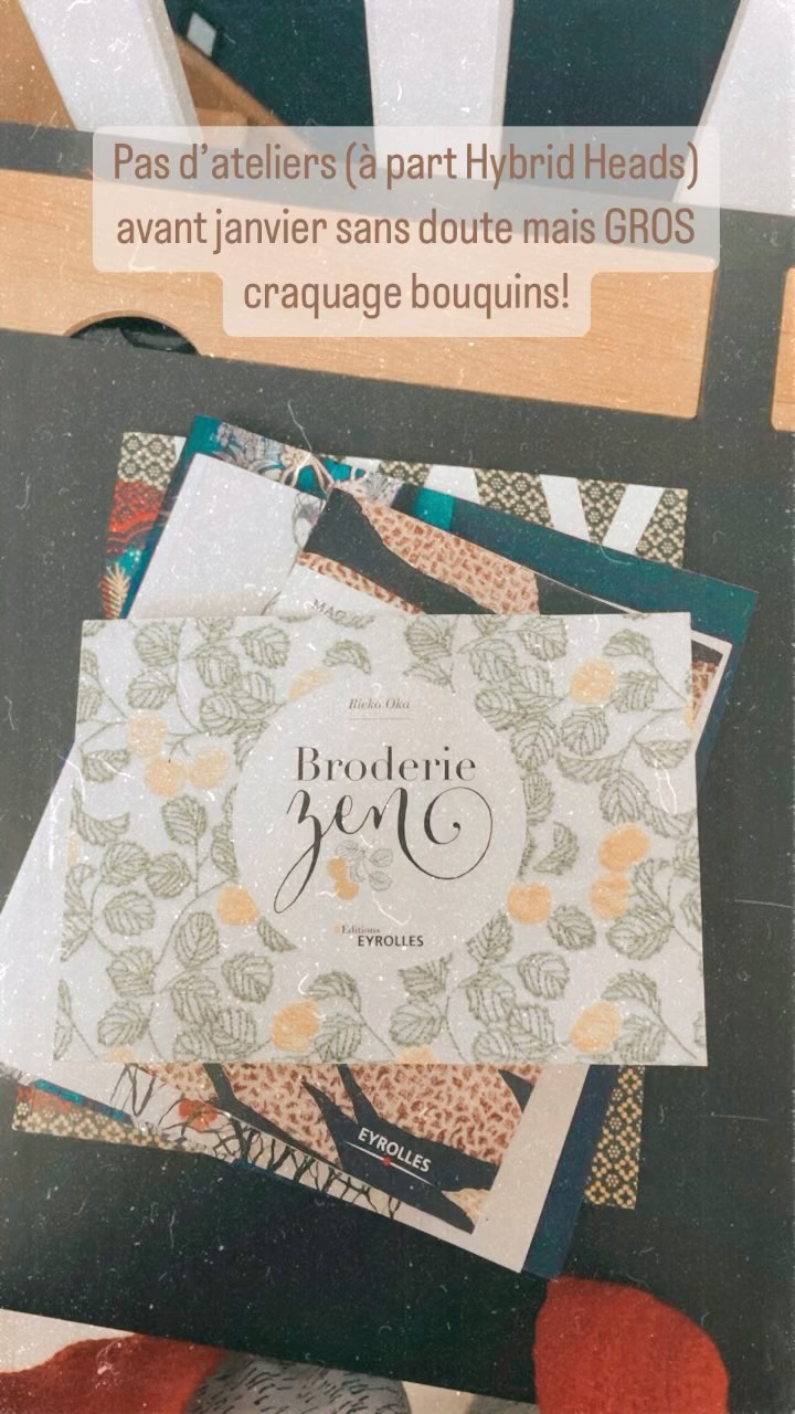 Gros craquage pour de nouveaux bouquins broderie et textile ce mois-ci!