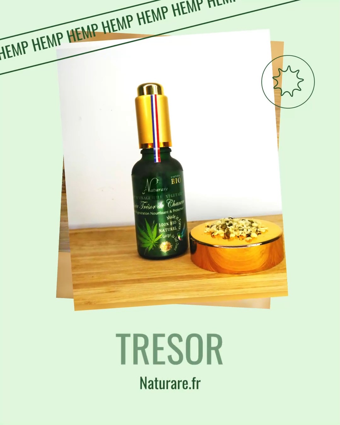 As the Weekend approaches, we suggest regenerating ✨ your sensitive skin with an Exceptional Plant ✨ from the Super Foods category, extraordinarily nutritious due to its very rich composition in proteins, fibers, minerals, omegas and vitamins!
🌿 The Organic Hemp Tresor Elixir 🌿 100% Natural & 100% ORGANIC with dry vegetable oil from the South West 🇫🇷 100% Pure & Virgin from a 1st cold pressing, the softest process in order to preserve all its nutritional values.
Of Food Quality, the Elixir is perfectly suited for an oral use, what to fill up with energy by complete nutritional contributions! Ideal in a Vegan diet as an alternative to fish oil, to cover the daily intake of omega-3, 6 !
A l’approche du Week-end, nous vous proposons de régénérer ✨ vos peaux sensibles avec une Plante Exceptionnelle ✨ de la catégorie des Supers Aliments, extraordinairement nutritive de par sa très riche composition en protéines, fibres, minéraux, omégas et vitamines !
🌿 L’Elixir Trésor de Chanvre 🌿 100% Naturel & 100% BIO est gorgé d’huile végétale sèche du Sud Ouest 🇫🇷 100% Pure & Vierge issue d’une 1ère pression à froid, le procédé le + doux afin d’en conserver toutes ses valeurs nutritives.
De Qualité Alimentaire, l’Elixir convient parfaitement pour un un usage orale, de quoi faire le plein d’énergie par des apports nutritifs complets ! Idéal dans une alimentation Vegan comme alternative à l’huile de poisson, pour couvrir les apports journaliers en omégas-3, 6 !
#vegan #veganfood #vegancosmetics #veganskincare #veganproducts #veganhaircare #ecofriendly #ecofriendlyproducts #madeinfrance #southwestfrance #biscarrosse #bordeaux #mimizan #biarritz #montdemarsan #naturalskincare #dietarysupplement #foodsupplement #complementalimentaire #cosmetiquenaturelle #cosmetiquebio #cosmetiqueduterroir #agriculturebiologique #dietetique #coach #santenaturelle #peausensible #sensitiveskin #naturare #naturarebio