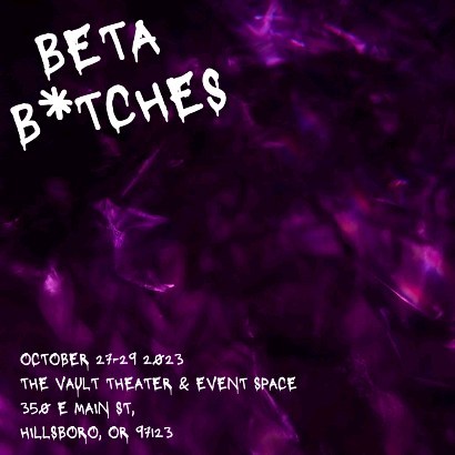 Our next designer, Kyle Perren ( @kylesperren ) is hard at work bringing the Beta B*tches world to life!
Kyle Perren is thrilled to be working on Beta B*tches with such a talented team. As a co-founder of Stomping Grounds Arthouse, this production has been a dream come true in every way.
Beta Bitches marks Kyle's first full production since moving to Portland after a decade in Los Angeles where he worked in commercial voiceover as a casting director and as Director of Education with Kalmenson & Kalmenson.
You'll be thrilled by his sets & sounds at The Vault this Halloween weekend! Oct 27-29 at 7:30 pm. You know where those tix are! (In our bio.)
