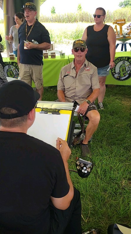 Graffiti Pop Traditional Caricature Artist @drewestatecigar @drewestateinternational Barn Smoker Fest in Clermont, FL.