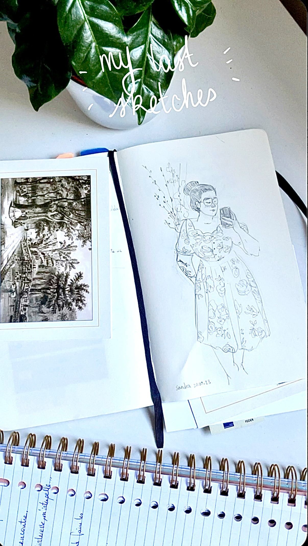 Some of my most recent sketches ✏️
_______________________________
My sketchbook is a @moleskine
_______________________________
#reeltember #reeltember2023
#dtiys #dtiyschallenge #drawthisinyourstylechallenge #drawthisinyourstyle #drawthisinyourownstyle #illustration #illustratrice #illustratricefrancaise #illustrationjeunesse #moleskine #moleskineart #sketch #illustrationofinstagram #illustration_daily #instaillustration #illustrators #womenwithpencils #thewomenwhodraw