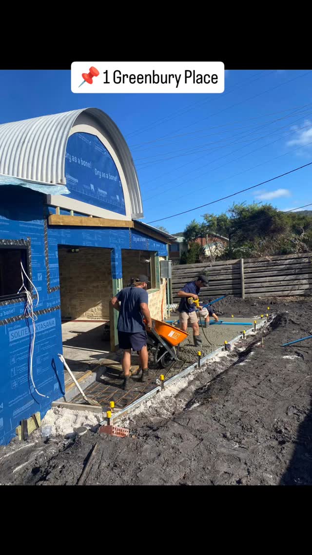 Every Smooth Finish Starts Here. Precision pours underway at 1 Greenbury Place.