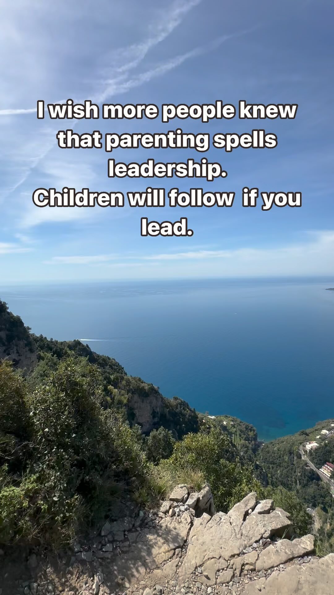 Children follow what is modeled unto them. Weak parenting raise entitled children.
Dominating parents raise submissive or defiant children.
Parents who are assured of their authority lead children who are assured of themselves.