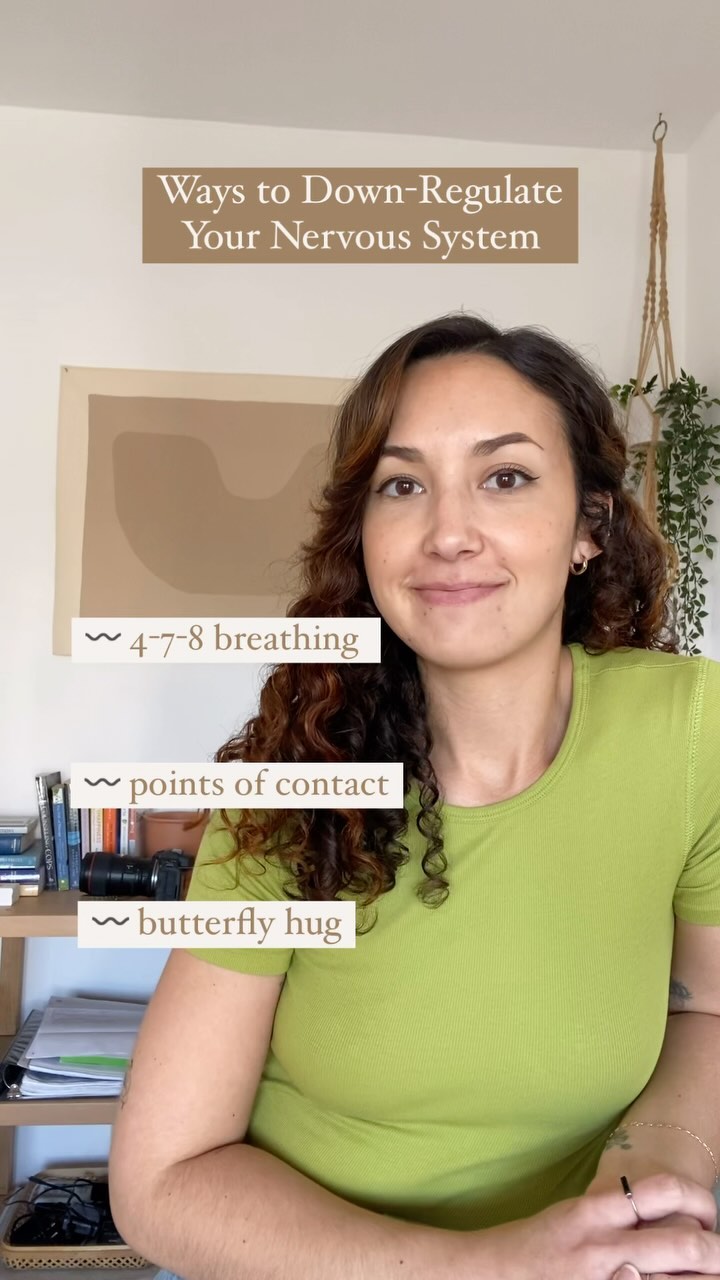 When you need to slow things down, try these techniques out that help you to down-regulate your nervous system 😮💨
#mentalwellness #nervoussystemregulation #stressrelief #anxiety #mindbodywellness #traumarecovery #californiatherapist #brainspotting #ptsi #ptsd #complextrauma #overwhelmed #triggered #calmdown