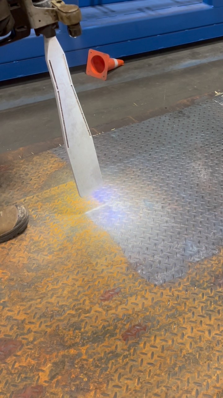 Dry ice blasted the flash rust right off these machine base weldments. It’s so satisfying to watch the orange disappear.
If you have something rusty give us a call. We could help bring it back to its former glory.
#rust #rustremoval #dryiceblasting #dryice #co2blast #co2sweep #cleaningcompany #satisfying #metalcleaning #industrialcleaning