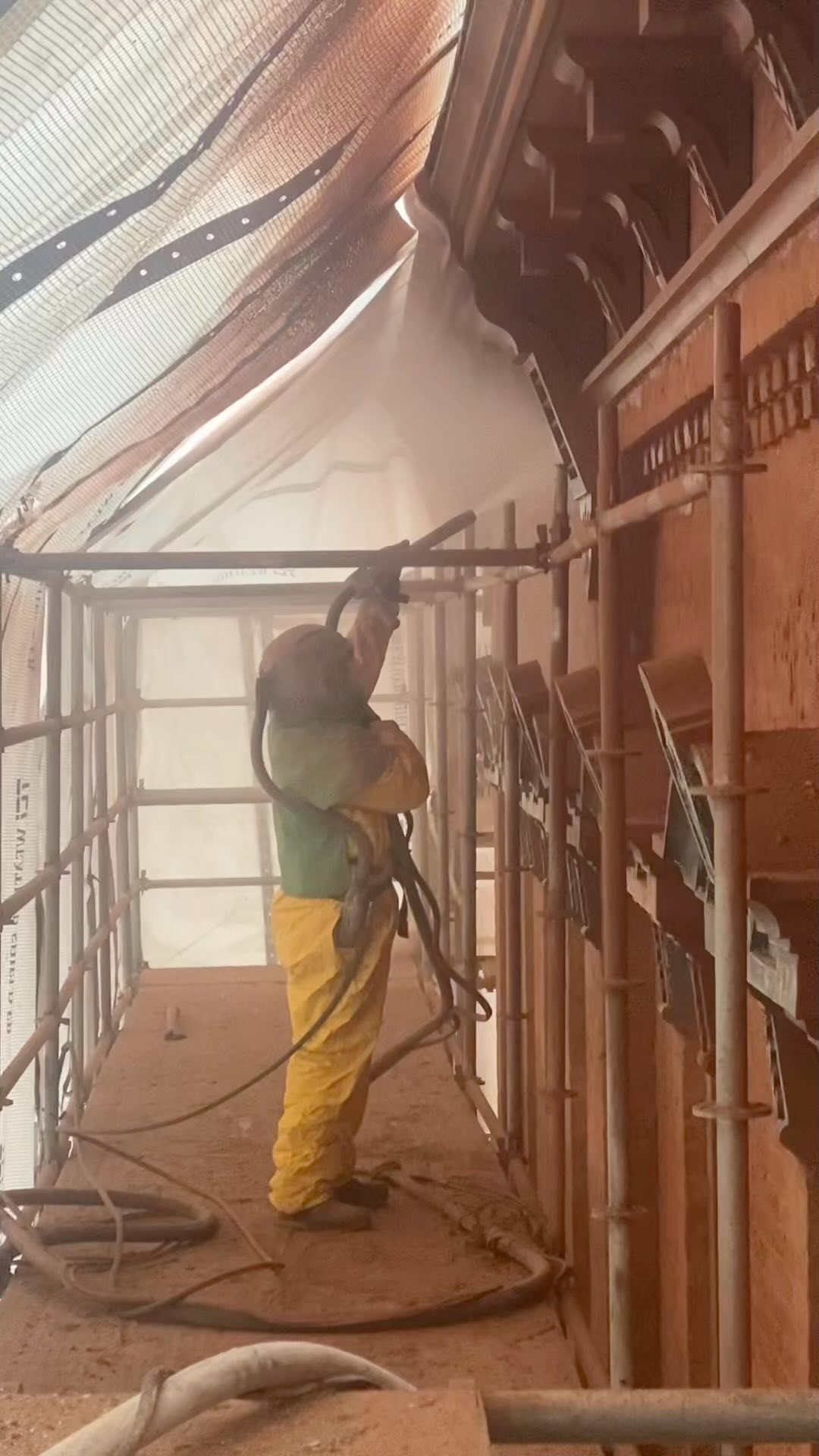 Sometimes things looks a little messier before they get better. This white paint was hard to see sometimes with all the build up but was well worth the work. Check out our last post to see some before and after photos.
We vapour blasted the exterior of this entire brick building and restored it to its original glory!
#co2sweep #dryice #vapourblasting #brickbuilding #brickrestoration #buildingrestoration #buildingreno #renovations #pajntremoval #paint #oldbuilding #historicalrestoration #mediablasting #cleaning #vapourmedia